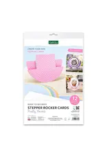 KATY SUE KATY SUE PRETTY PASTELS STEPPER ROCKER CARDS & ENVELOPES 12/PK