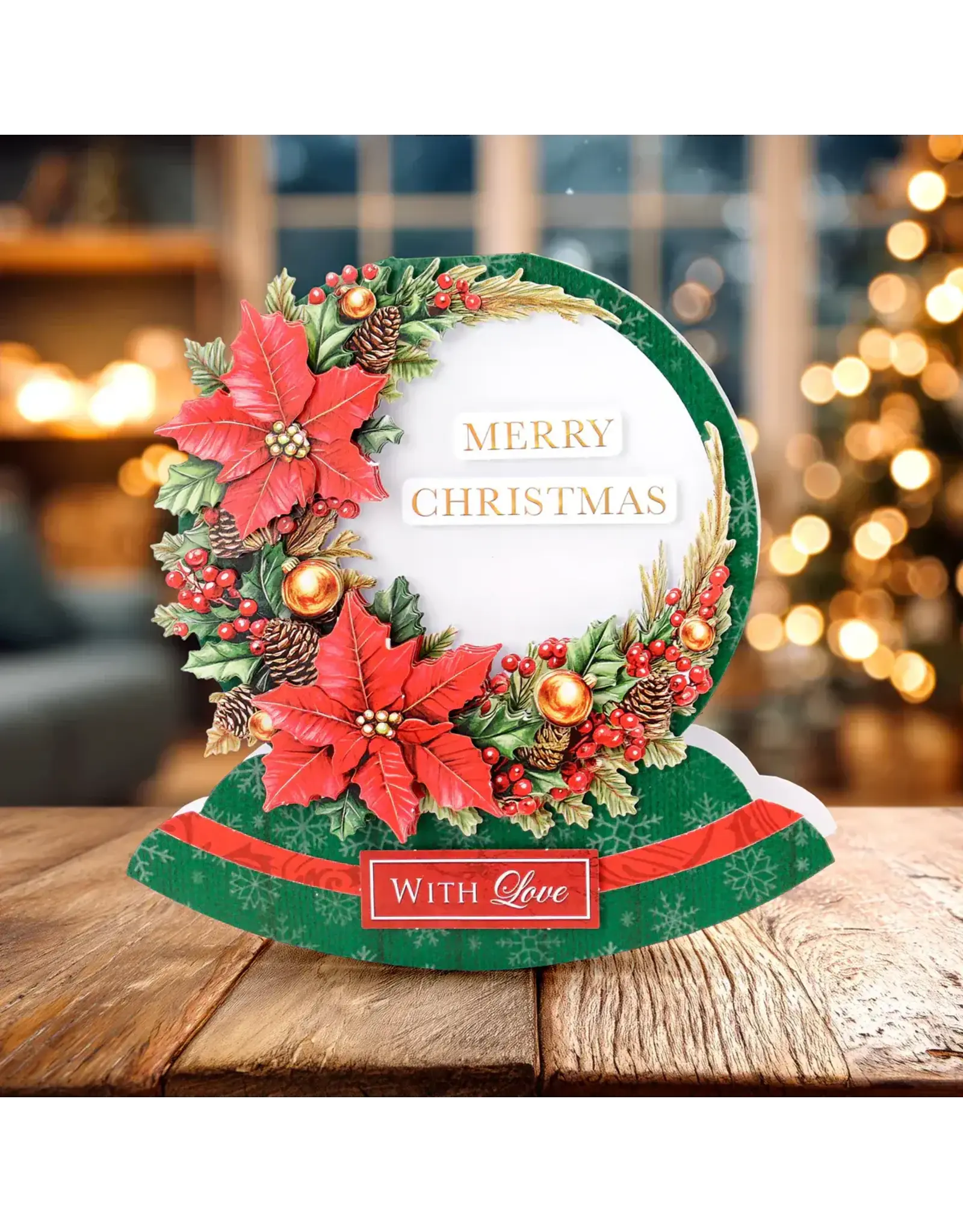 KATY SUE KATY SUE CHRISTMAS CIRCLE ROCKER CARDS & ENVELOPES 12/PK