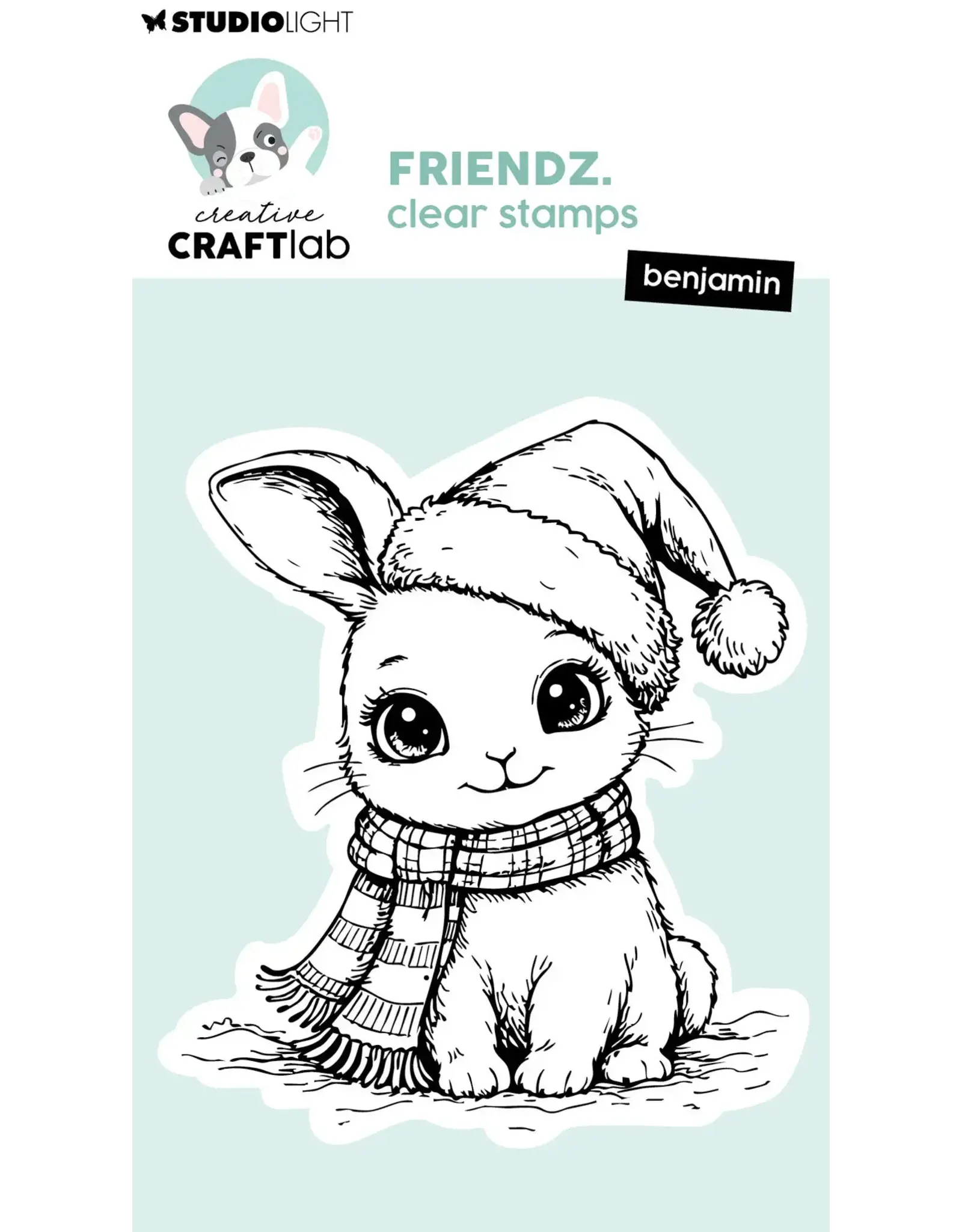 STUDIOLIGHT STUDIOLIGHT CREATIVE CRAFTLAB FRIENDZ BENJAMIN CLEAR STAMP SET