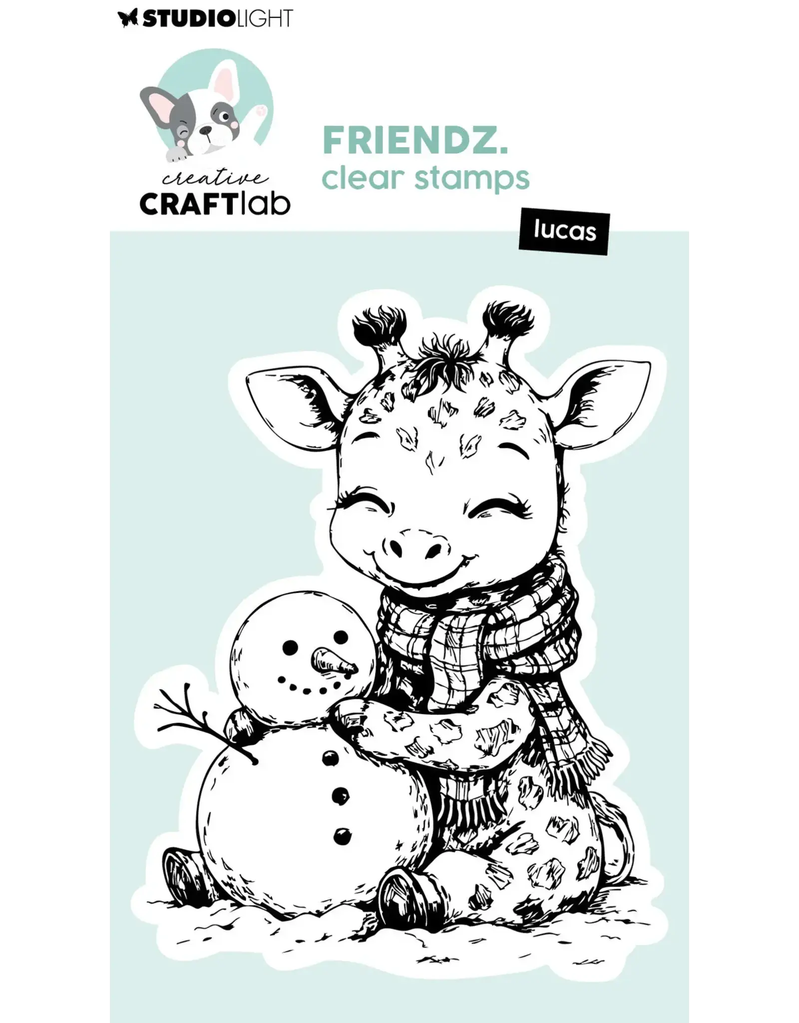 STUDIOLIGHT STUDIOLIGHT CREATIVE CRAFTLAB FRIENDZ LUCAS CLEAR STAMP SET