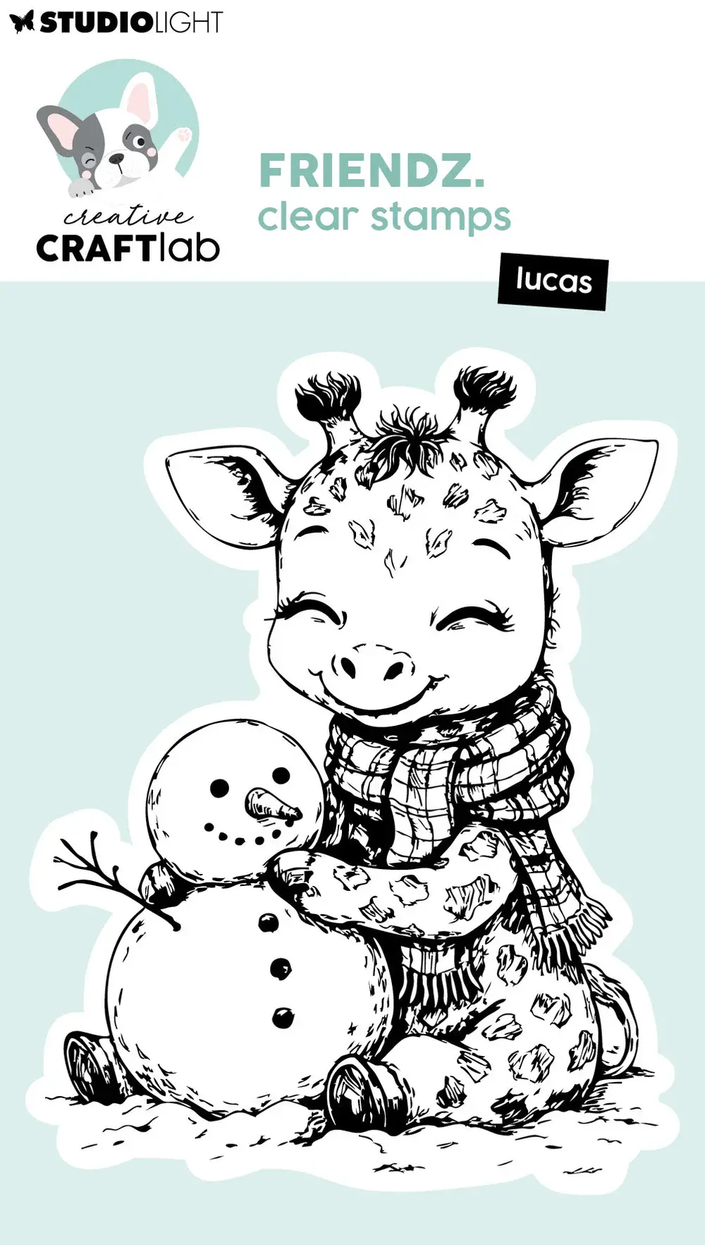 STUDIOLIGHT STUDIOLIGHT CREATIVE CRAFTLAB FRIENDZ LUCAS CLEAR STAMP SET