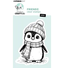 STUDIOLIGHT STUDIOLIGHT CREATIVE CRAFTLAB FRIENDZ ELVIS CLEAR STAMP SET