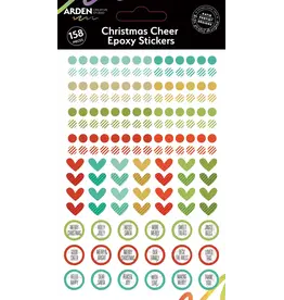 ARDEN CREATIVE STUDIO ARDEN CREATIVE STUDIO CHRISTMAS CHEER EPOXY STICKERS