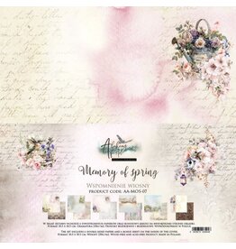 ALCHEMY OF ART ALCHEMY OF ART MEMORY OF SPRING 12x12 PAPER PACK 6 SHEETS
