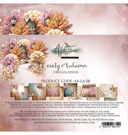 ALCHEMY OF ART ALCHEMY OF ART LOVELY AUTUMN 8x8 PAPER PACK 12 SHEETS