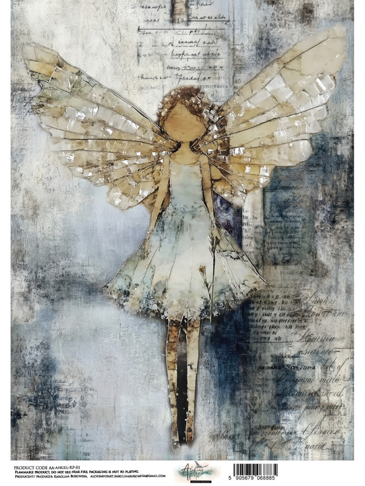 ALCHEMY OF ART ALCHEMY OF ART ANGEL 01 A4 RICE PAPER