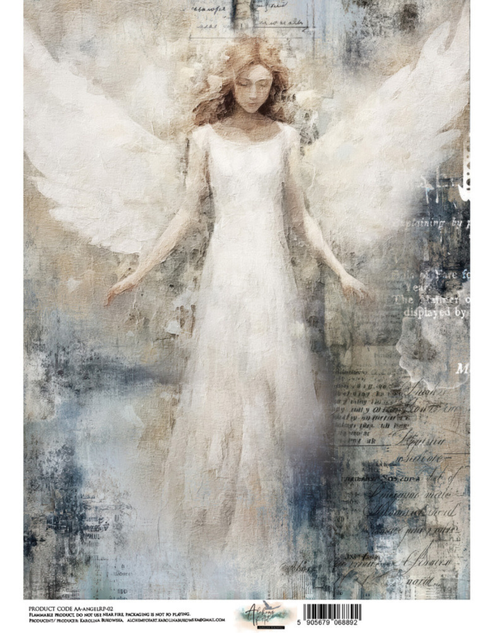 ALCHEMY OF ART ALCHEMY OF ART ANGEL 02 A4 RICE PAPER