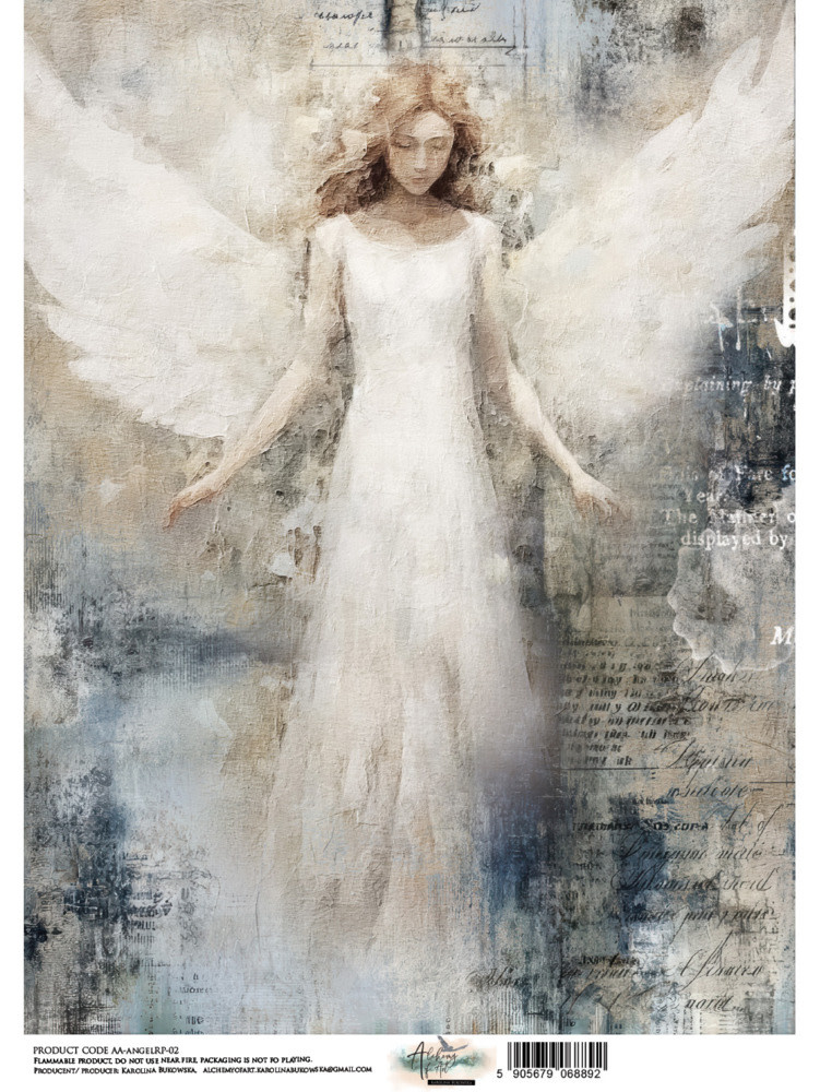 ALCHEMY OF ART ALCHEMY OF ART ANGEL 02 A4 RICE PAPER