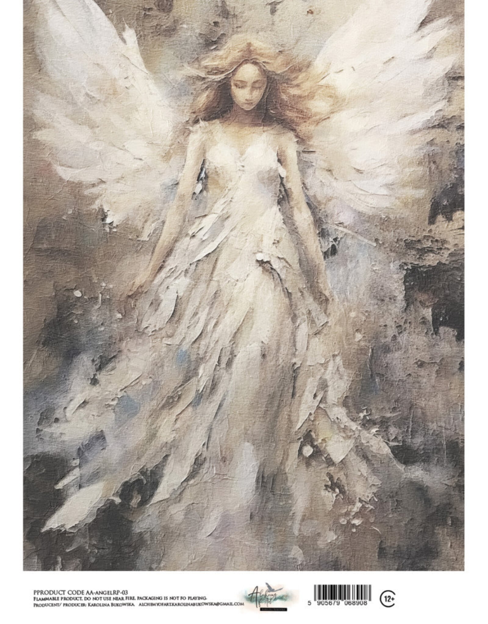 ALCHEMY OF ART ALCHEMY OF ART ANGEL 03 A4 RICE PAPER