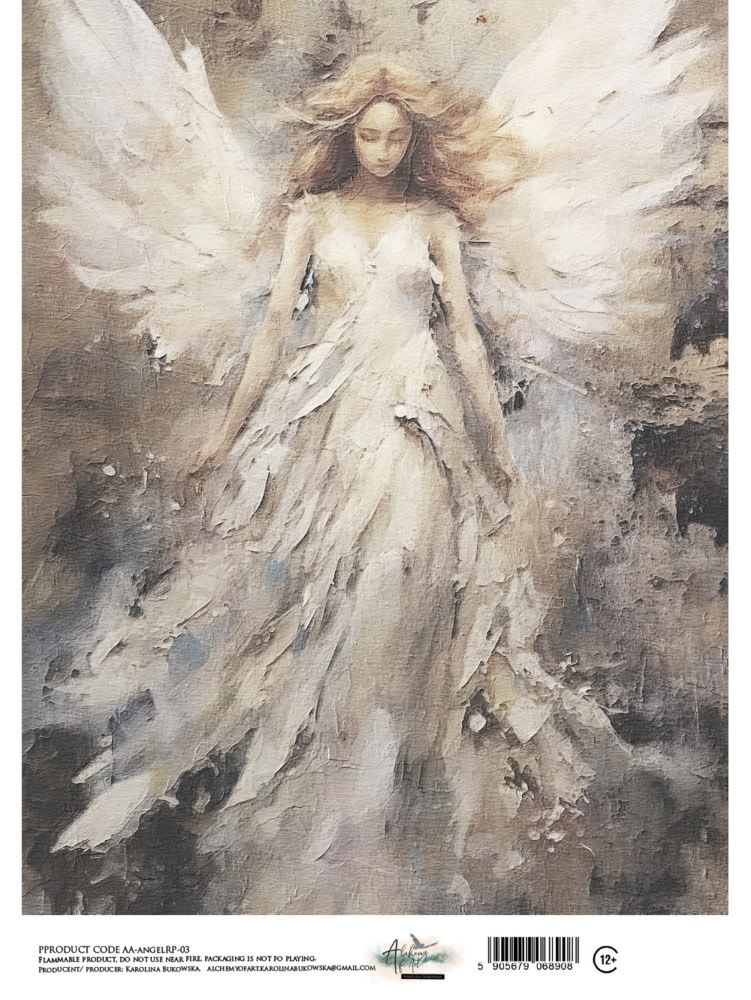 ALCHEMY OF ART ALCHEMY OF ART ANGEL 03 A4 RICE PAPER