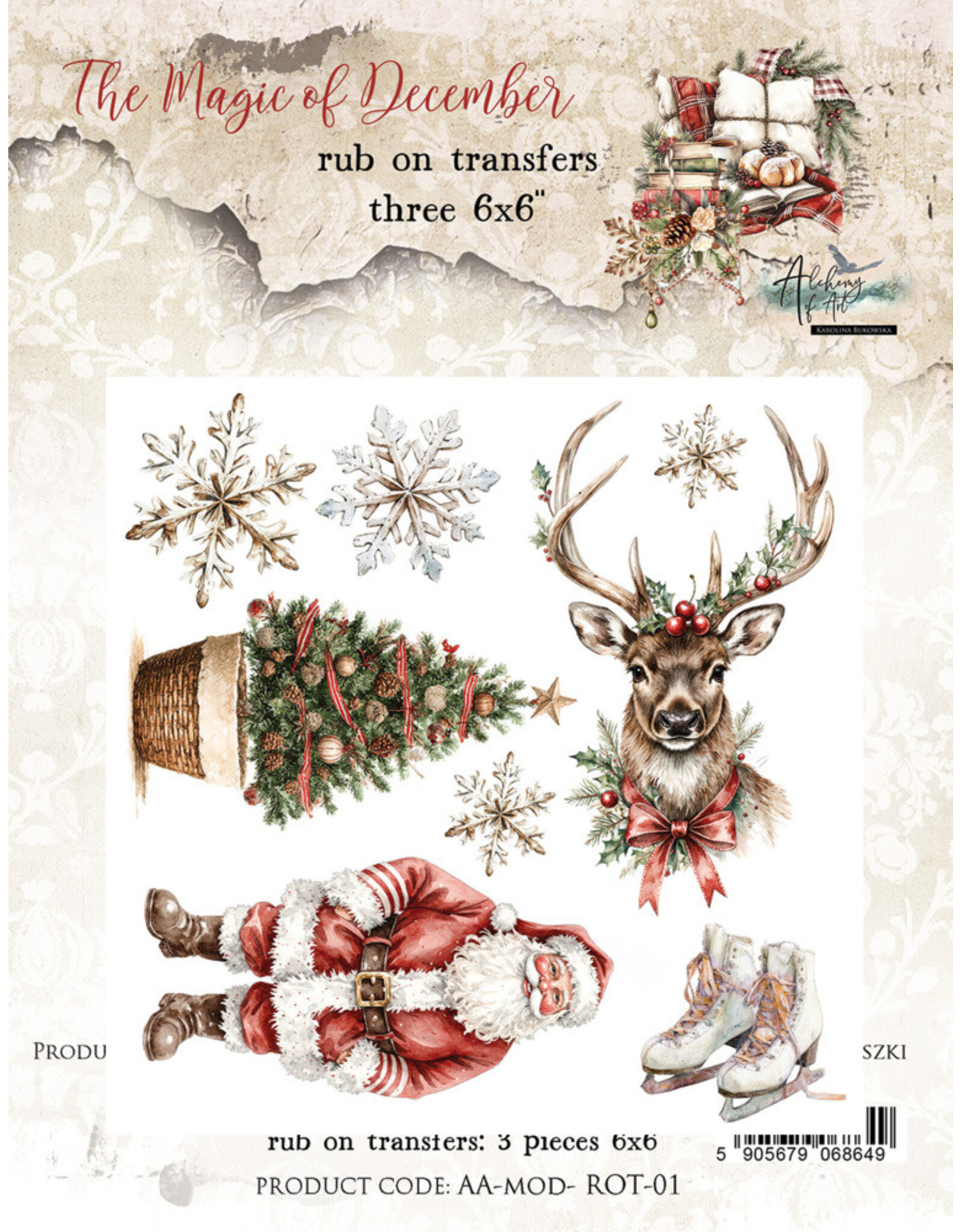 ALCHEMY OF ART ALCHEMY OF ART THE MAGIC OF DECEMBER RUB-ON