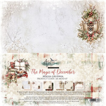 ALCHEMY OF ART ALCHEMY OF ART THE MAGIC OF DECEMBER 12x12 PAPER PACK 6 SHEETS