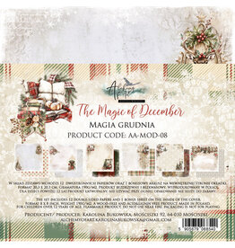 ALCHEMY OF ART ALCHEMY OF ART THE MAGIC OF DECEMBER 8x8 PAPER PACK 12 SHEETS