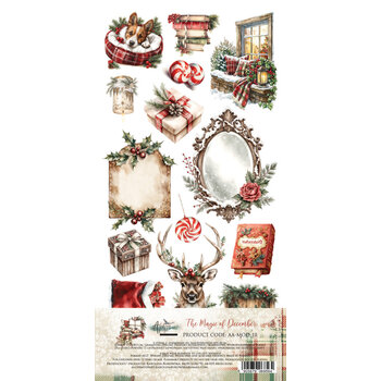 ALCHEMY OF ART ALCHEMY OF ART THE MAGIC OF DECEMBER 6x12 EXTRAS DIE-CUTS