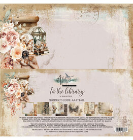 ALCHEMY OF ART ALCHEMY OF ART IN THE LIBRARY 12x12 PAPER PACK 6 SHEETS