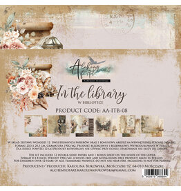 ALCHEMY OF ART ALCHEMY OF ART IN THE LIBRARY 8x8 PAPER PACK 12 SHEETS