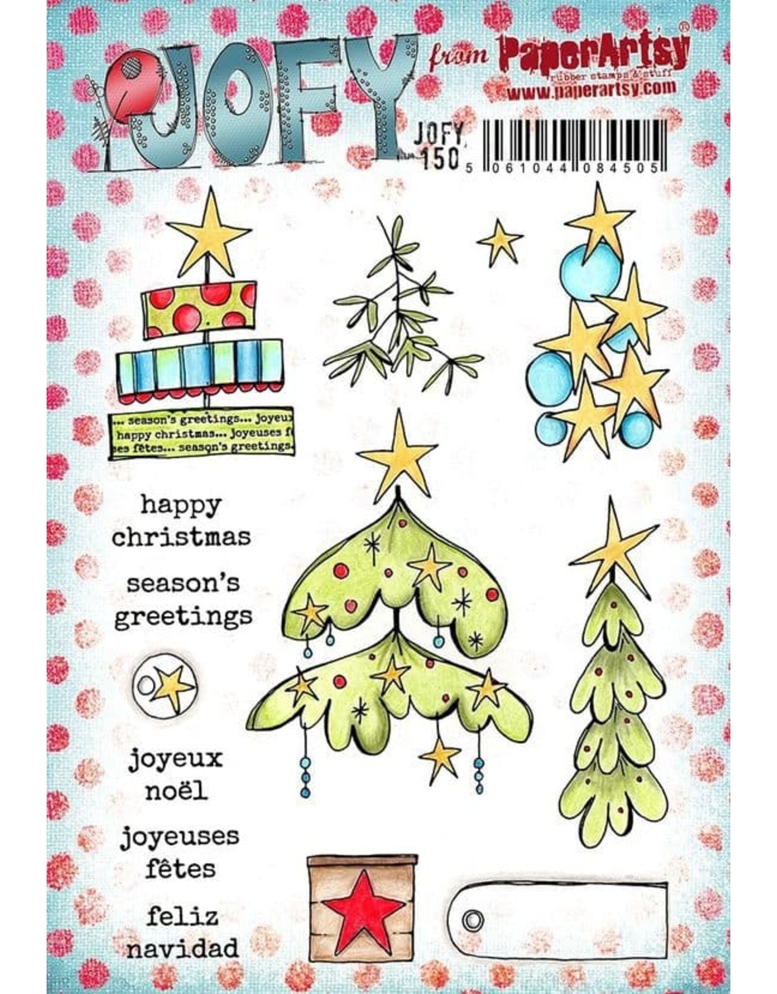 PAPER ARTSY PAPER ARTSY JOFY 150 CLING STAMP SET