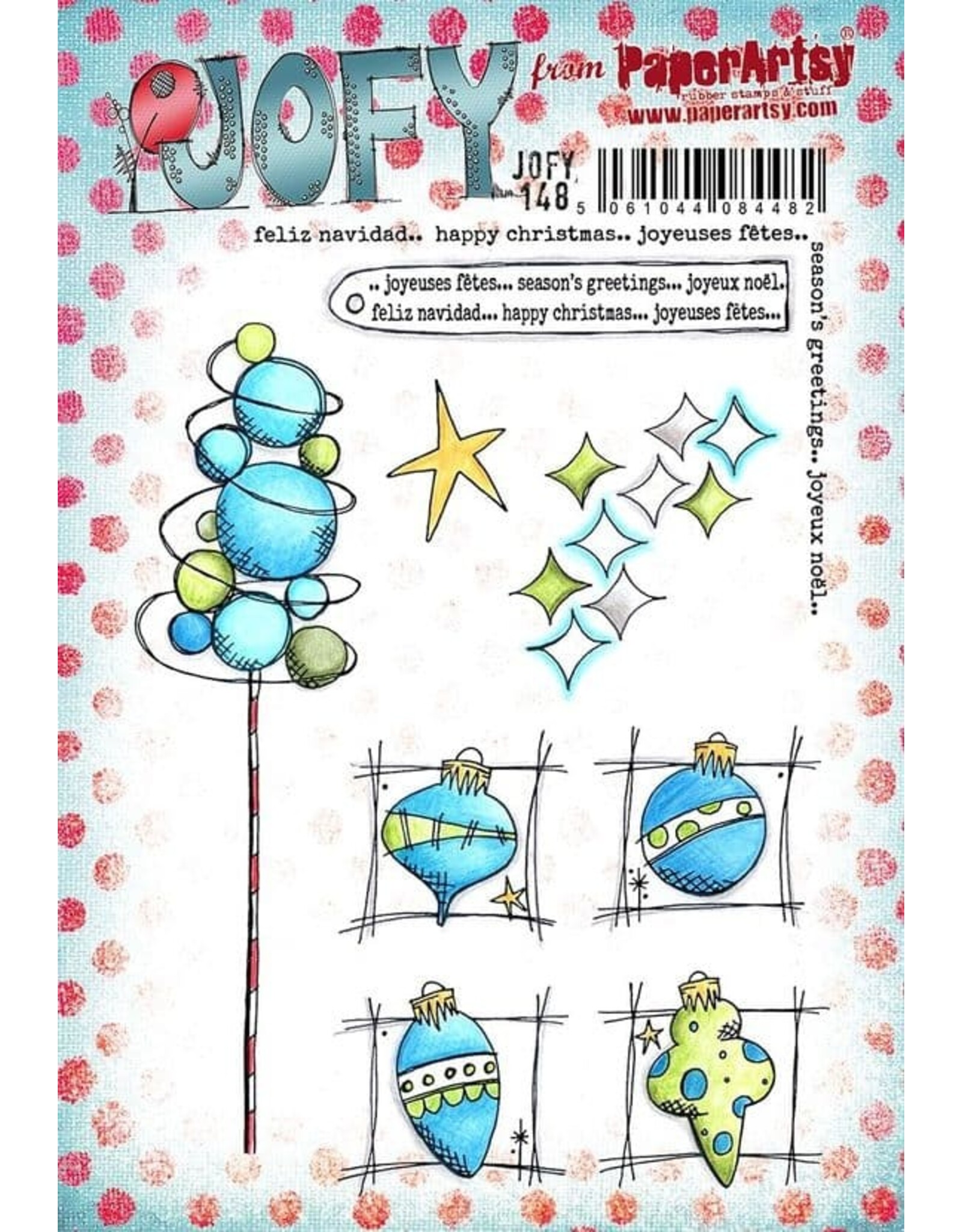 PAPER ARTSY PAPER ARTSY JOFY 148 CLING STAMP SET