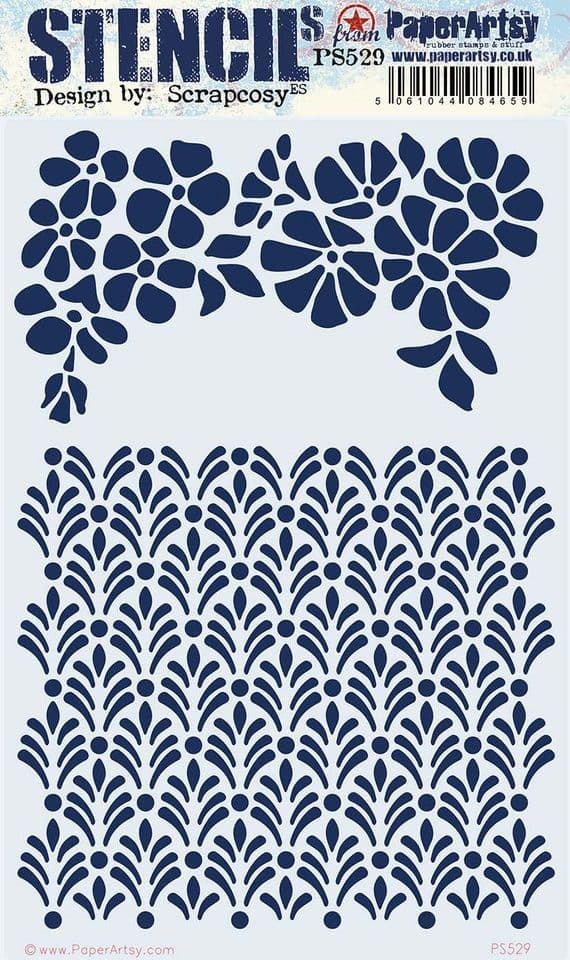 PAPER ARTSY PAPER ARTSY SCRAPCOSY PS529 STENCIL