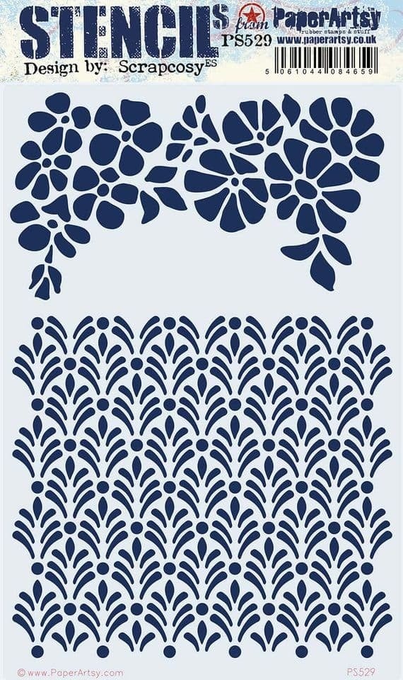PAPER ARTSY PAPER ARTSY SCRAPCOSY PS529 STENCIL