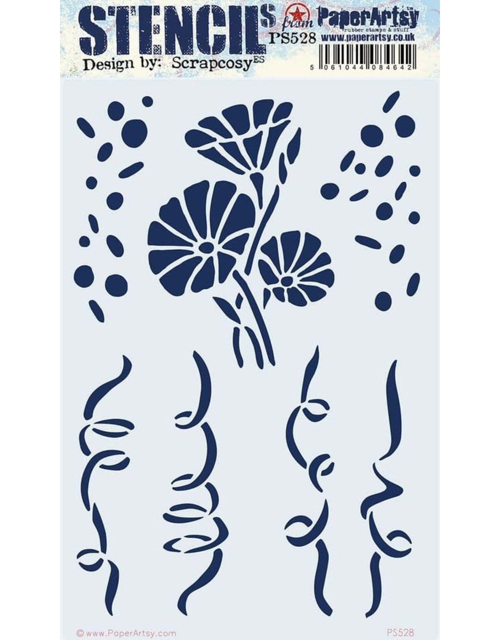 PAPER ARTSY PAPER ARTSY SCRAPCOSY PS528 STENCIL