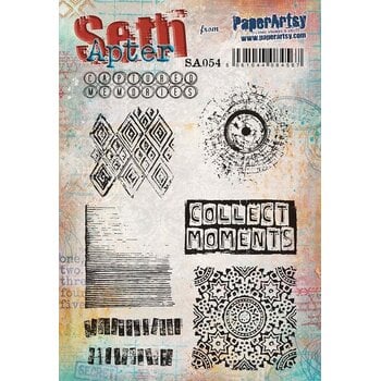PAPER ARTSY PAPER ARTSY SETH APTER SA54 CLING STAMP SET