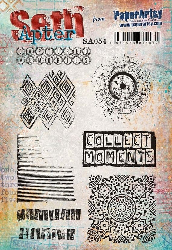PAPER ARTSY PAPER ARTSY SETH APTER SA54 CLING STAMP SET