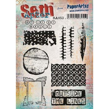 PAPER ARTSY PAPER ARTSY SETH APTER SA53 CLING STAMP SET