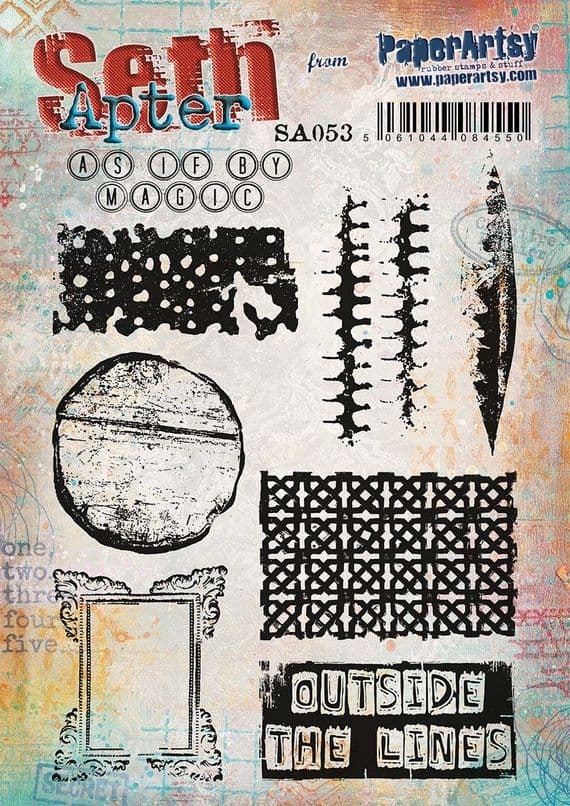 PAPER ARTSY PAPER ARTSY SETH APTER SA53 CLING STAMP SET