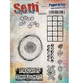 PAPER ARTSY PAPER ARTSY SETH APTER SA52 CLING STAMP SET