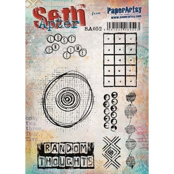 PAPER ARTSY PAPER ARTSY SETH APTER SA52 CLING STAMP SET