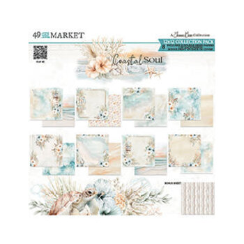 49 AND MARKET 49 AND MARKET COASTAL SOUL 12x12 COLLECTION PACK