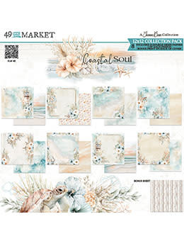 49 AND MARKET 49 AND MARKET COASTAL SOUL 12x12 COLLECTION PACK