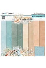 49 AND MARKET 49 AND MARKET COASTAL SOUL SOLIDS 12x12 COLLECTION PACK