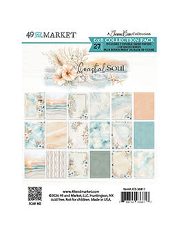 49 AND MARKET 49 AND MARKET COASTAL SOUL 6x8 COLLECTION PACK 24 SHEETS