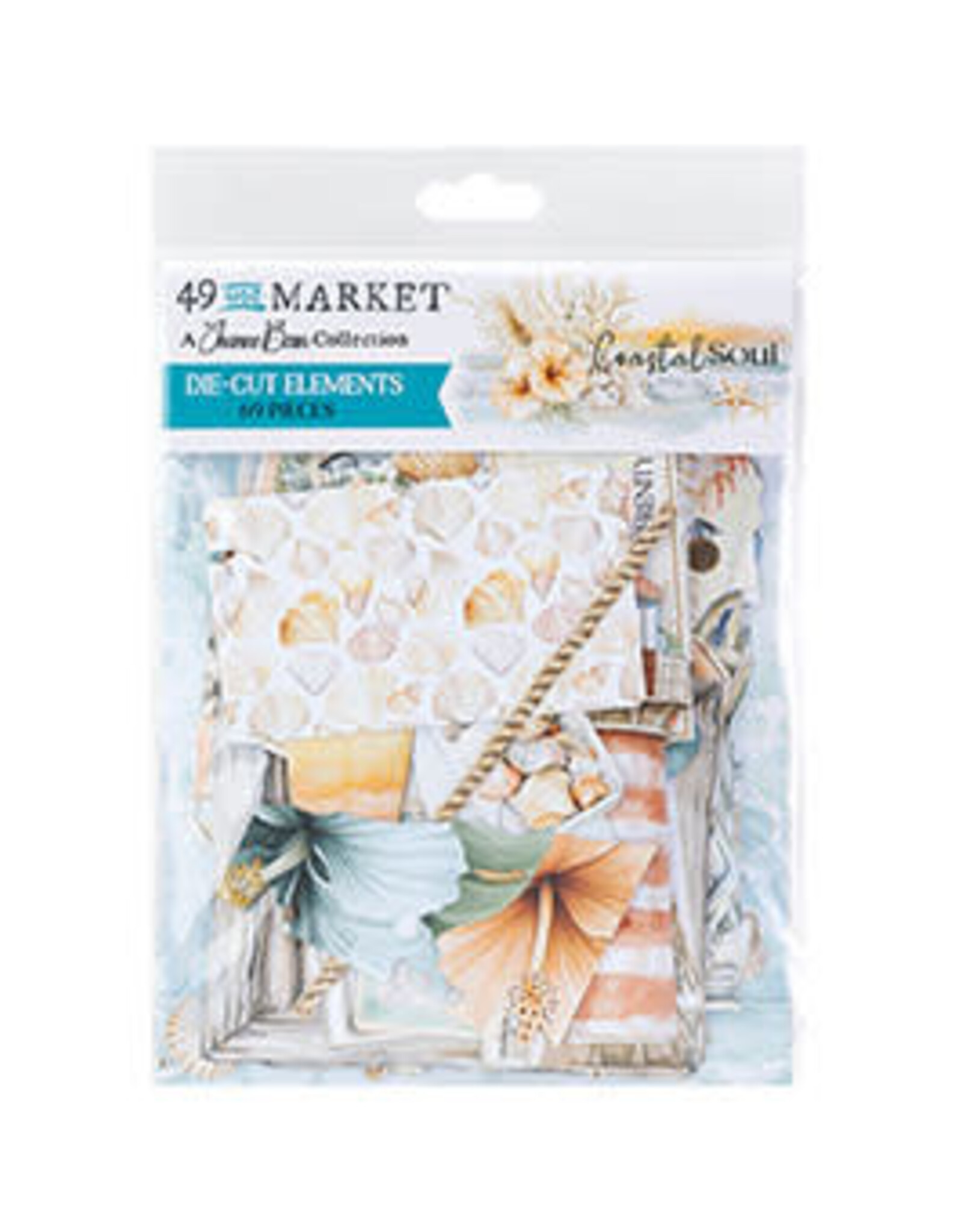 49 AND MARKET 49 AND MARKET COASTAL SOUL ELEMENTS DIE-CUTS 69/PK