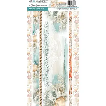 49 AND MARKET 49 AND MARKET COASTAL SOUL 6x12 WASHI TAPE SHEETS