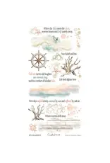 49 AND MARKET 49 AND MARKET COASTAL SOUL 6x12 RUB-ON TRANSFER SET 2/PK