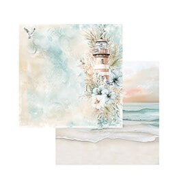 49 AND MARKET 49 AND MARKET COASTAL SOUL LIGHTHOUSE DREAMS 12x12 CARDSTOCK