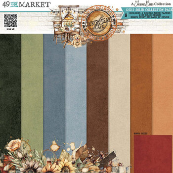 49 AND MARKET 49 AND MARKET COUNTRY HEART CAFE SOLIDS 12x12 COLLECTION PACK