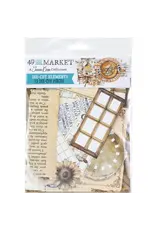 49 AND MARKET 49 AND MARKET COUNTRY HEART CAFE ELEMENTS DIE-CUTS 73/PK