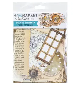 49 AND MARKET 49 AND MARKET COUNTRY HEART CAFE ELEMENTS DIE-CUTS 73/PK