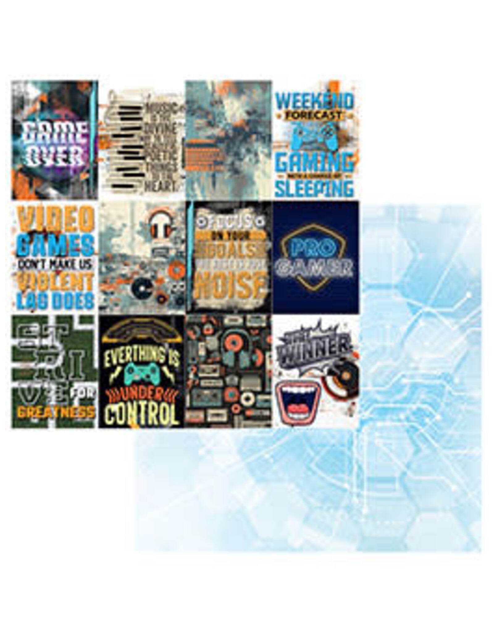 49 AND MARKET 49 AND MARKET LEVEL UP AVATAR 12x12 CARDSTOCK