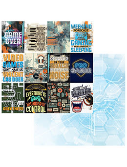 49 AND MARKET 49 AND MARKET LEVEL UP AVATAR 12x12 CARDSTOCK
