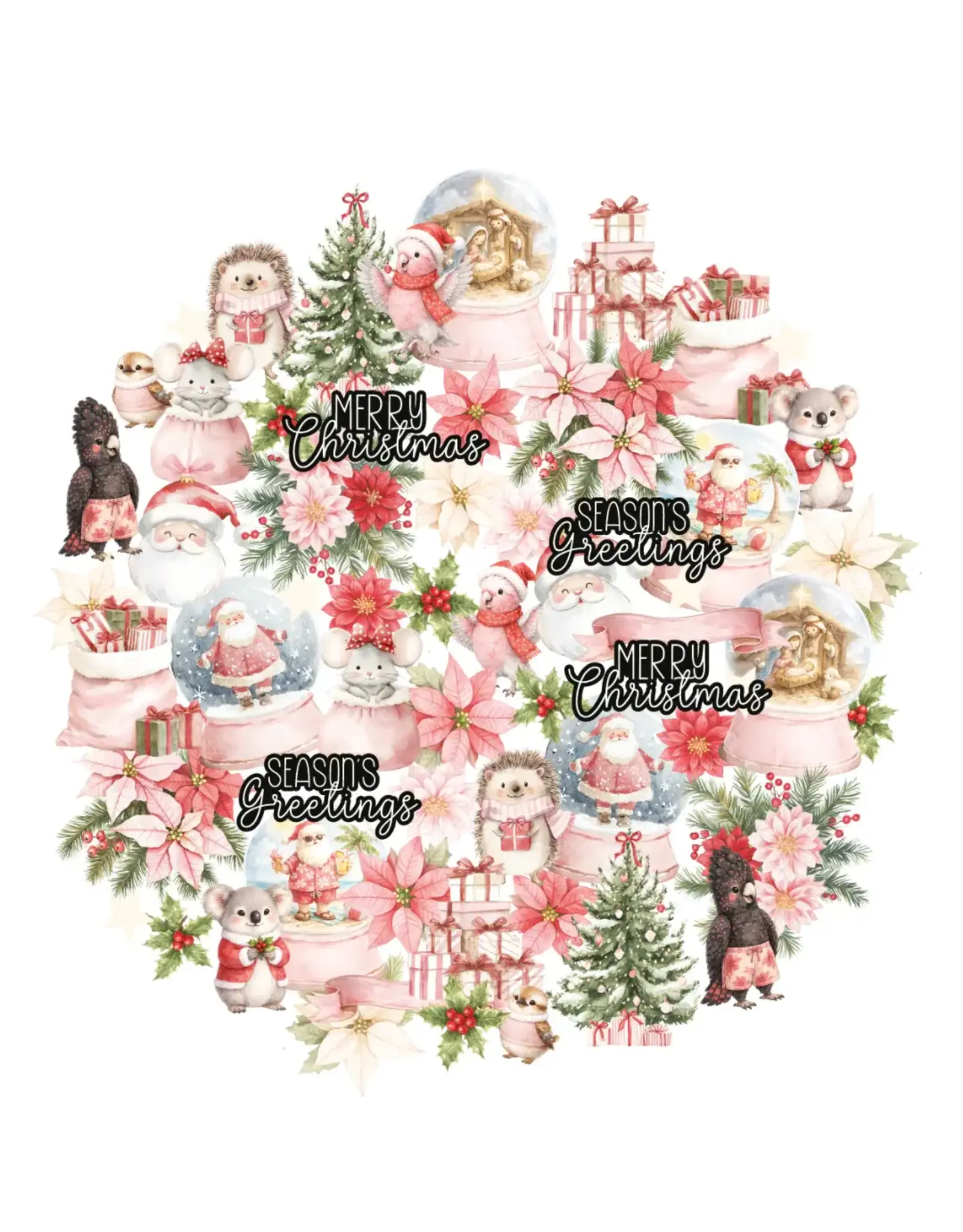 UNIQUELY CREATIVE UNIQUELY CREATIVE LITTLE FESTIVE THINGS CARD MAKING CREATIVE CUTS DIE CUTS