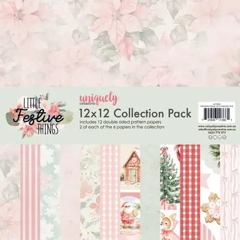 UNIQUELY CREATIVE UNIQUELY CREATIVE LITTLE FESTIVE THINGS 12x12 COLLECTION PACK
