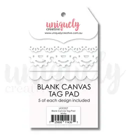 UNIQUELY CREATIVE UNIQUELY CREATIVE BLANK CANVAS WHITE TAG PAD