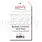 UNIQUELY CREATIVE UNIQUELY CREATIVE BLANK CANVAS WHITE TAG PAD