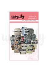 UNIQUELY CREATIVE UNIQUELY CREATIVE GRUNGE TAGS & TITLES EPHEMERA