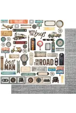 UNIQUELY CREATIVE UNIQUELY CREATIVE WINGS & WHEELS SPEED LIMIT 12x12 CARDSTOCK